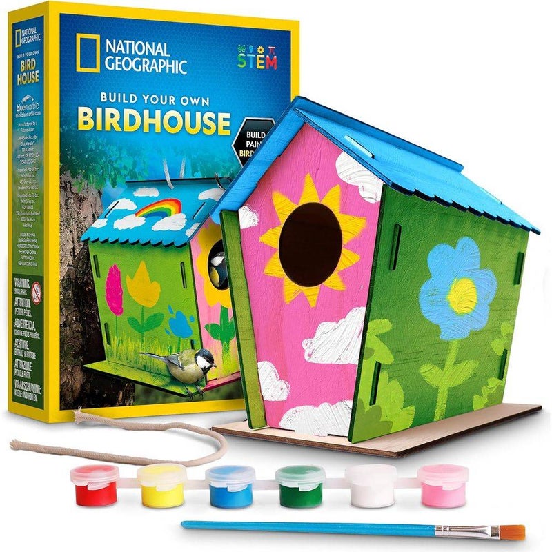 National Geographic Build Your Own Bird House DIY Kit - Image 1